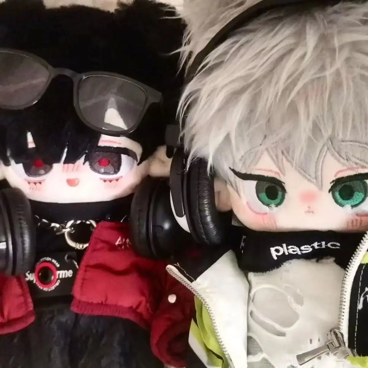 Stuffed 20cm Anime Ava Alien Stage Till Ivan Plush Cotton Toys Handsome Doll Body Tail with Ear Cute Plush Boy BL Birthday Gift