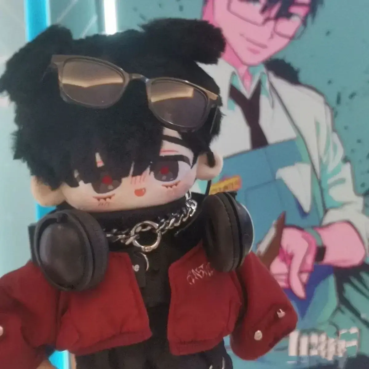 Stuffed 20cm Anime Ava Alien Stage Till Ivan Plush Cotton Toys Handsome Doll Body Tail with Ear Cute Plush Boy BL Birthday Gift