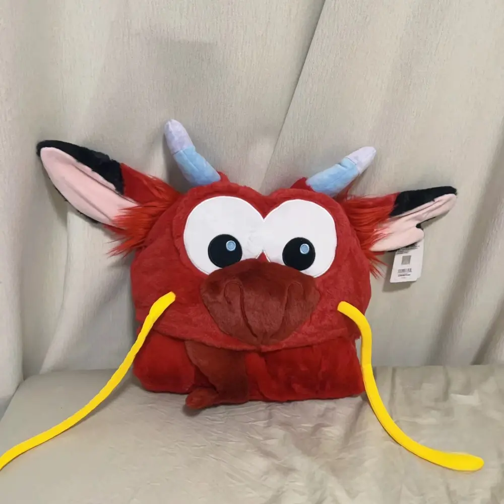 Disney 2024 New Year Dragon Mushu plush Winter Blanket Costume Disneyland