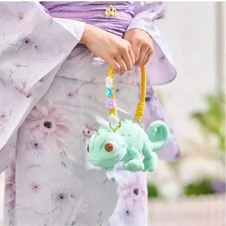 Disney Pascal Rapunzel Chameleon Small Shoulder Bag Doll Shoulder Decor Plushie Crossbody Bag Girl Birthday Gift