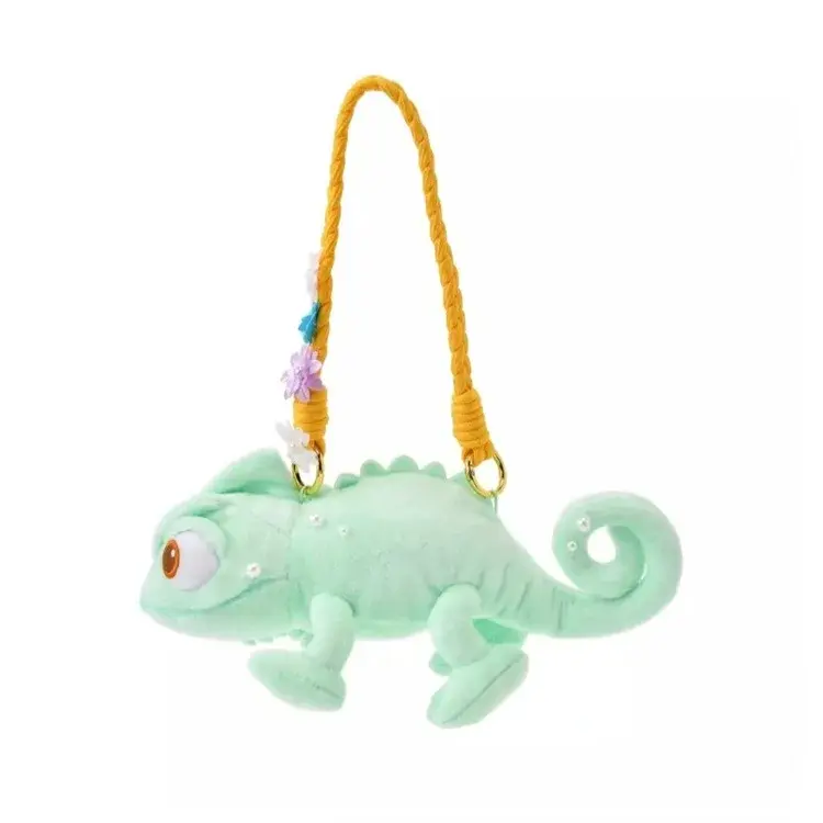 Disney Pascal Rapunzel Chameleon Small Shoulder Bag Doll Shoulder Decor Plushie Crossbody Bag Girl Birthday Gift