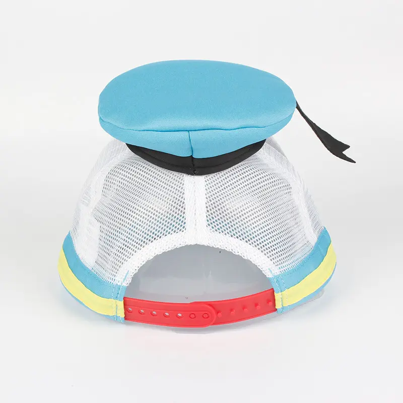 Disney Donald Fauntleroy Duck Peaked Cap  Cartoon Don Cutout Hat Travel Don Sun Hat Gifts for Children Girls