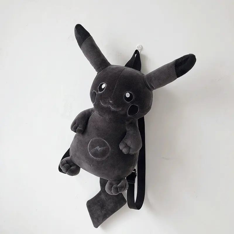 Pokemon Cute Cartoon Animal Monsters Lightning Dark Pikachu Plush Toy Children Women Backpack Shoulder Bags Good Quality
