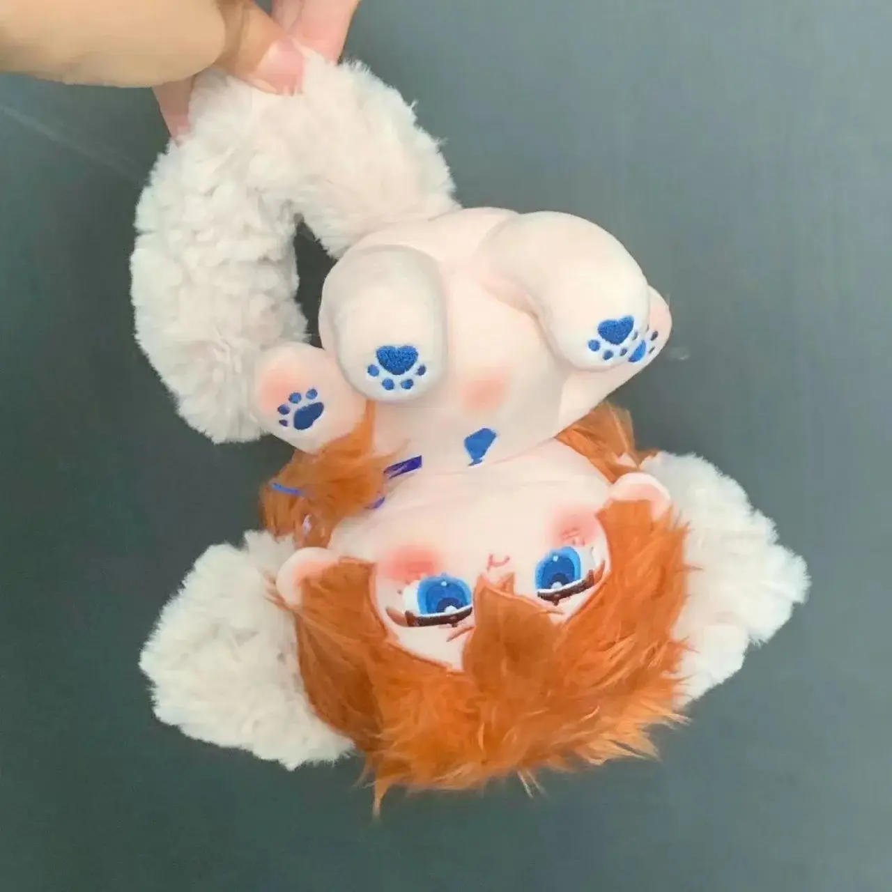 20cm Anime Bungo Stray Dogs Nakahara Chuuya Anime Figures Plush Dress Up Cotton Doll Toys for Children Kawaii Gifts