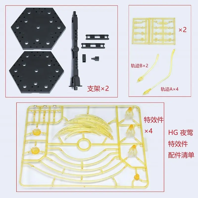In Stock Ew Model Accessories Funnel Effect Sets for Hg Nightingale XI Assembly Model Kit Gift Toy Collection for Kids