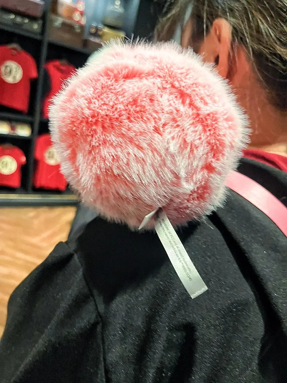 Beijing Movie Park Magical Academy Ginny's Pet Puffskein Shoulder-Sitting Plush Doll Memento Fur Keychain