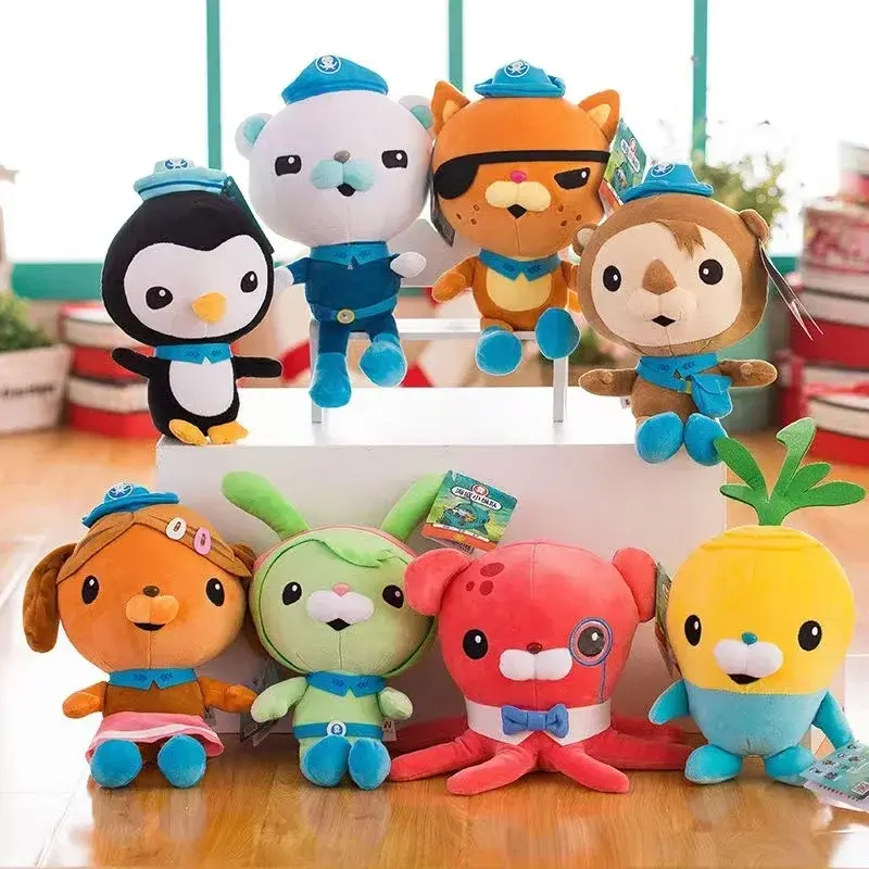 30cm Octonauts Plush Toys Soft Stuffed Animal Doll Barnacles Kwazii Tweak Peso Dashi Cartoon Peluche Pillow Kids Christmas Gifts