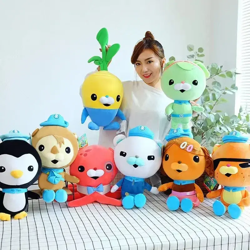 30cm Octonauts Plush Toys Soft Stuffed Animal Doll Barnacles Kwazii Tweak Peso Dashi Cartoon Peluche Pillow Kids Christmas Gifts