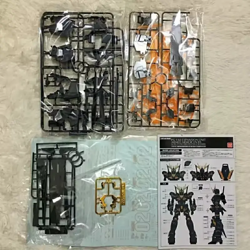 In Stock PG 1/60 Daban Assembly Model Kit Accessories For Unicorn 02 Banshee Norn Expansion Unit Armed Armor VN/BS Action Figure