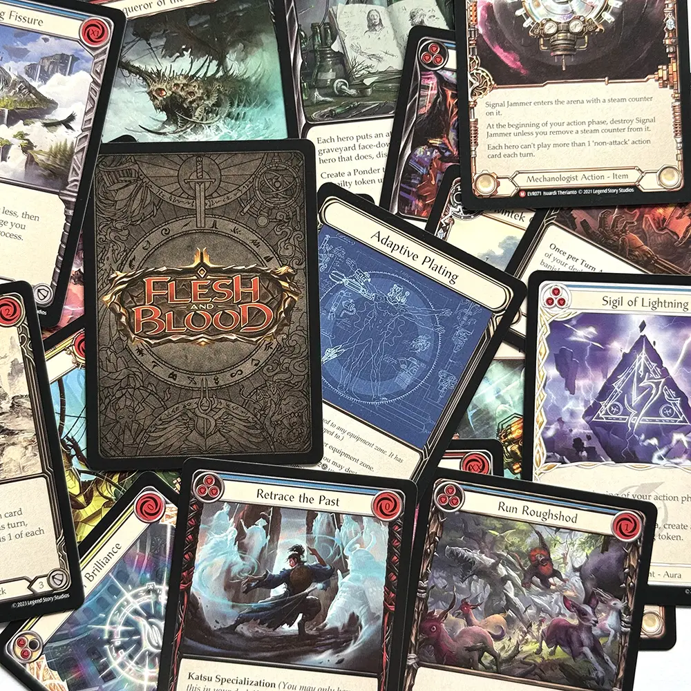 FAB Proxy Normal Regular TCG Game Cards Adaptive Plating Codex of Frailty Conqueror of the High Seas Grains of Bloodspill cards