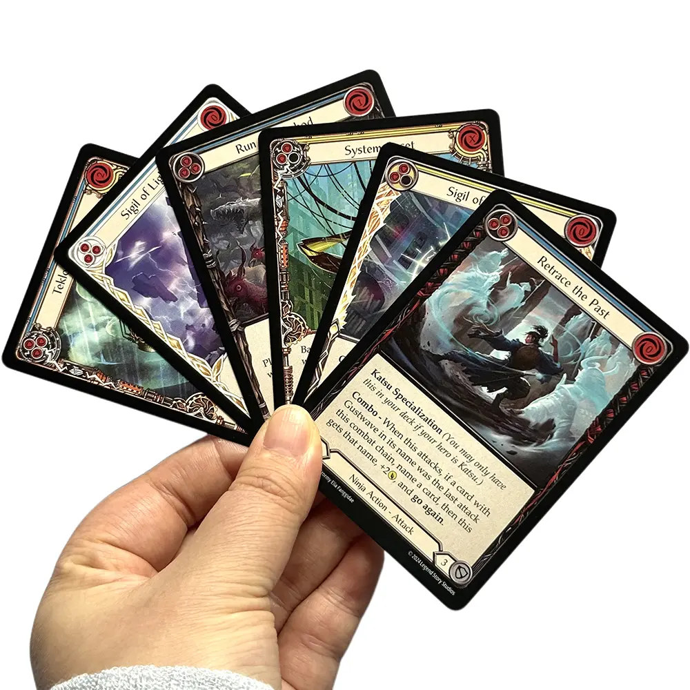 FAB Proxy Normal Regular TCG Game Cards Adaptive Plating Codex of Frailty Conqueror of the High Seas Grains of Bloodspill cards