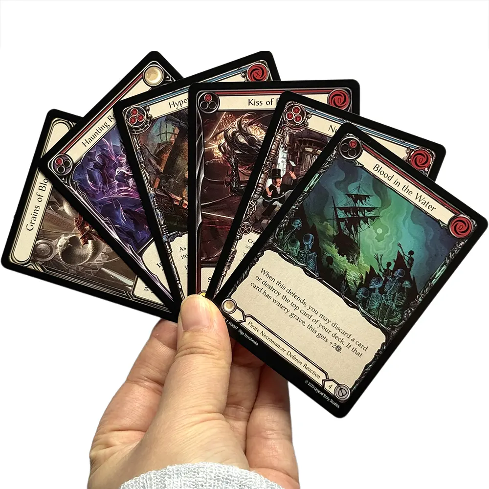 FAB Proxy Normal Regular TCG Game Cards Adaptive Plating Codex of Frailty Conqueror of the High Seas Grains of Bloodspill cards