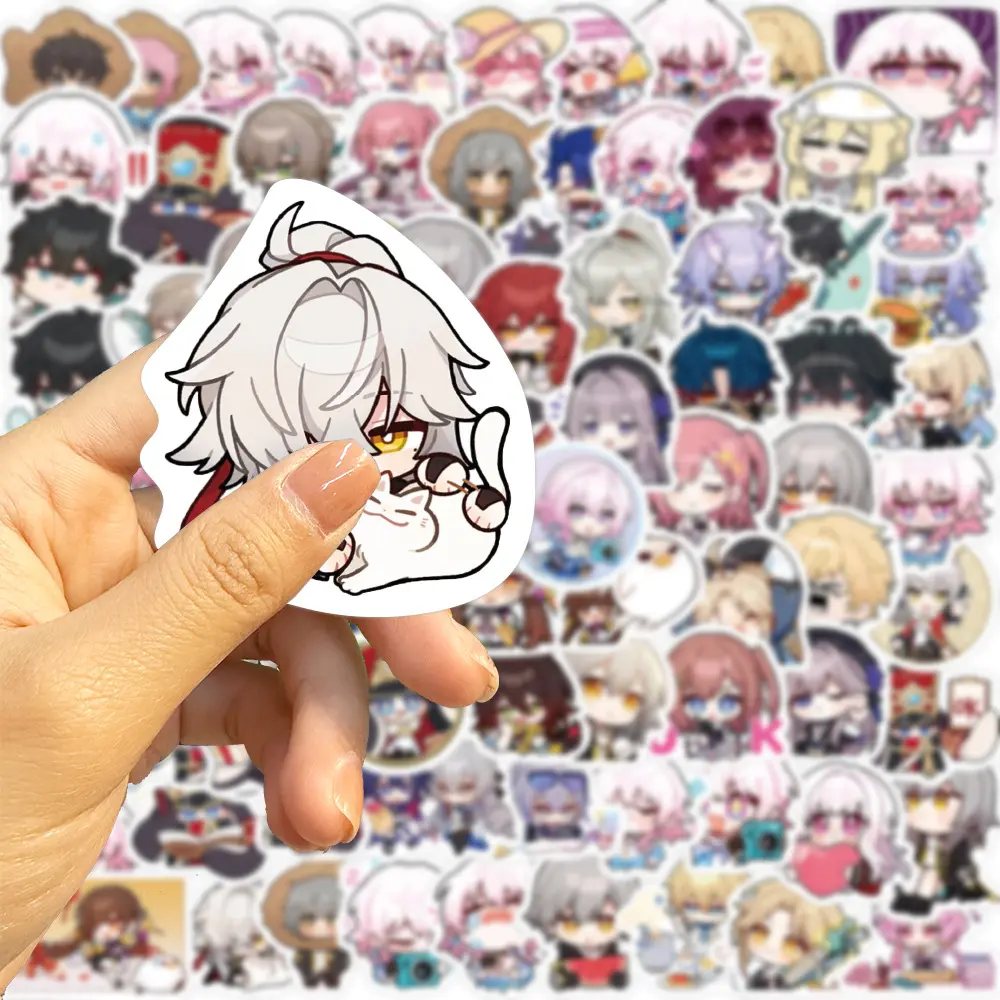 10/40/80PCS Anime Honkai Star Rail Cute Stickers DIY Car Bike Travel Luggage Phone Laptop Waterproof Funny Sticker Decal for Kid