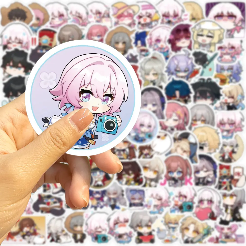 10/40/80PCS Anime Honkai Star Rail Cute Stickers DIY Car Bike Travel Luggage Phone Laptop Waterproof Funny Sticker Decal for Kid