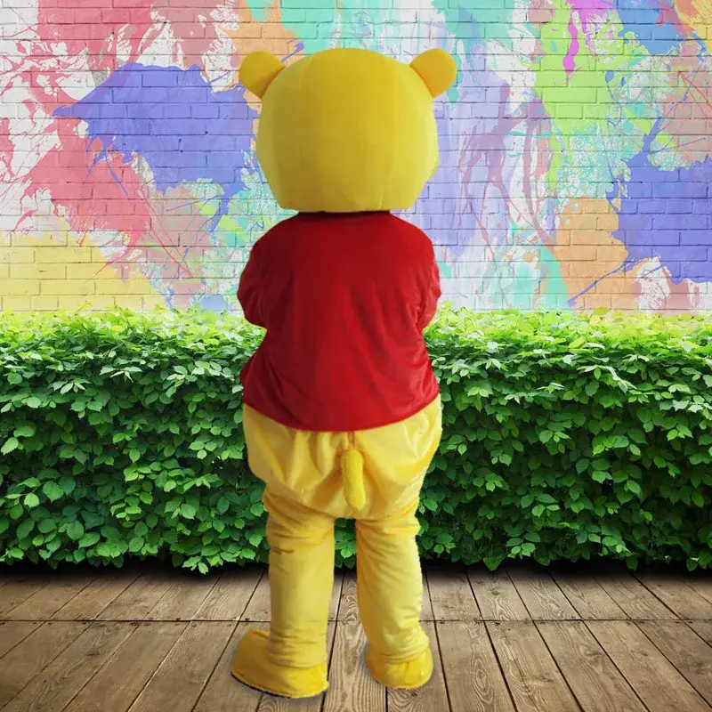 [Disney] Cosplay cut Winnie the Pooh bear Mascot Costume Cartoon character costume Advertising Costume Party Animal carnival