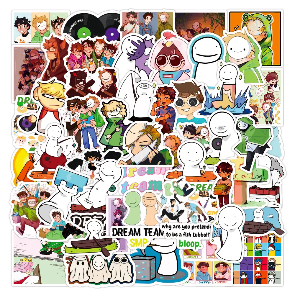 10/30/50PCS Game Dream Smp Cartoon Stickers DIY Car Bike Travel Luggage Phone Laptop Cool Waterproof Graffiti Sticker Decal Toy