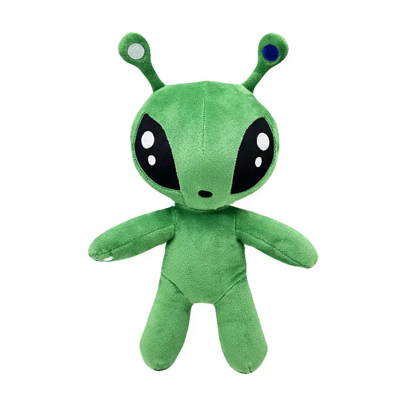 25cm AFTONSPARV Green Alien Plush Toys Cute Soft Stuffed Cartoon Anime Dolls For Kid Birthday Christmas Gift