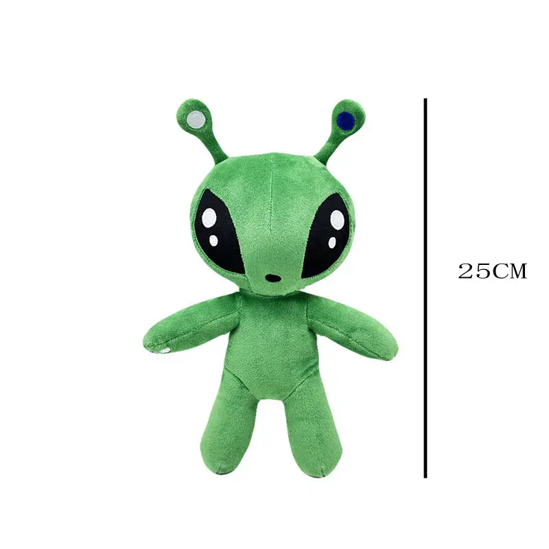25cm AFTONSPARV Green Alien Plush Toys Cute Soft Stuffed Cartoon Anime Dolls For Kid Birthday Christmas Gift