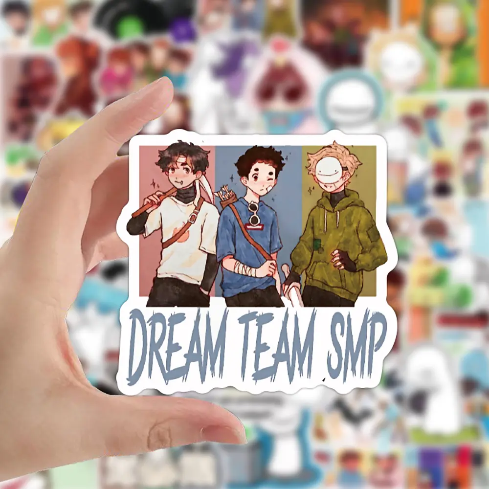 10/30/50PCS Game Dream Smp Cartoon Stickers DIY Car Bike Travel Luggage Phone Laptop Cool Waterproof Graffiti Sticker Decal Toy