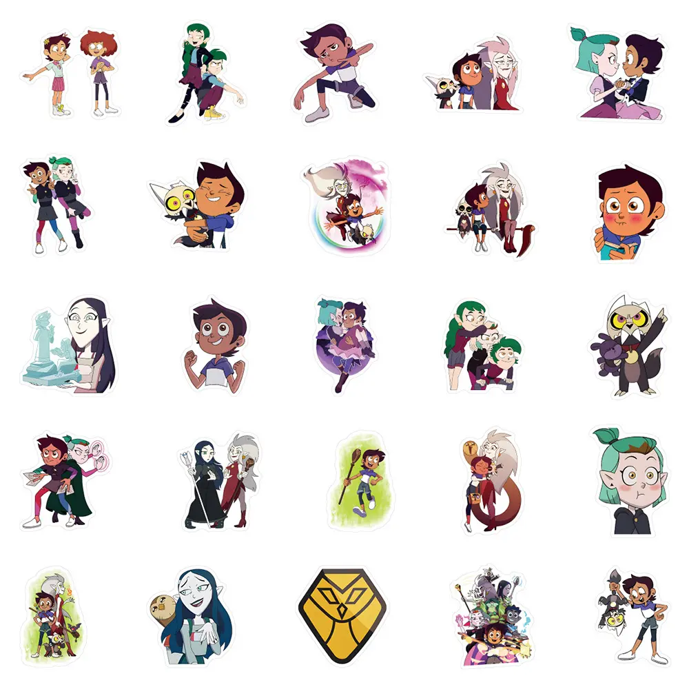 10/30/50/100PCS Disney Anime The Owl House Cartoon Sticker DIY Diary Laptop Luggage Skateboard Graffiti Decals Fun for Kid Toys