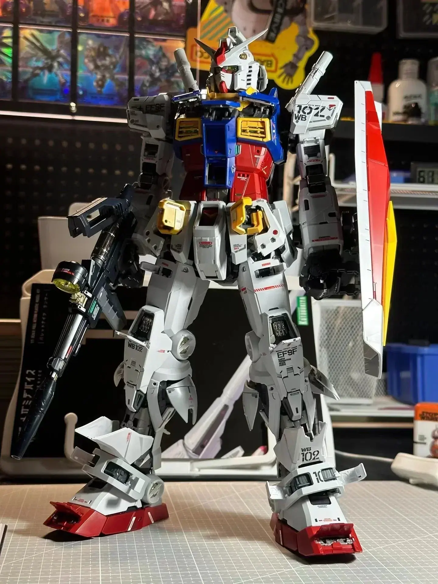 1/60 Daban Pgu Pg 2.0 Rx-78-2 High-Precision Framework Assembly Action Figure Doll Model Kit Figures Collection Toy Holiday Gift
