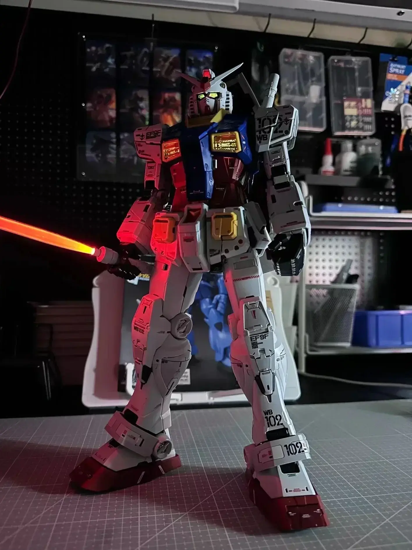 1/60 Daban Pgu Pg 2.0 Rx-78-2 High-Precision Framework Assembly Action Figure Doll Model Kit Figures Collection Toy Holiday Gift