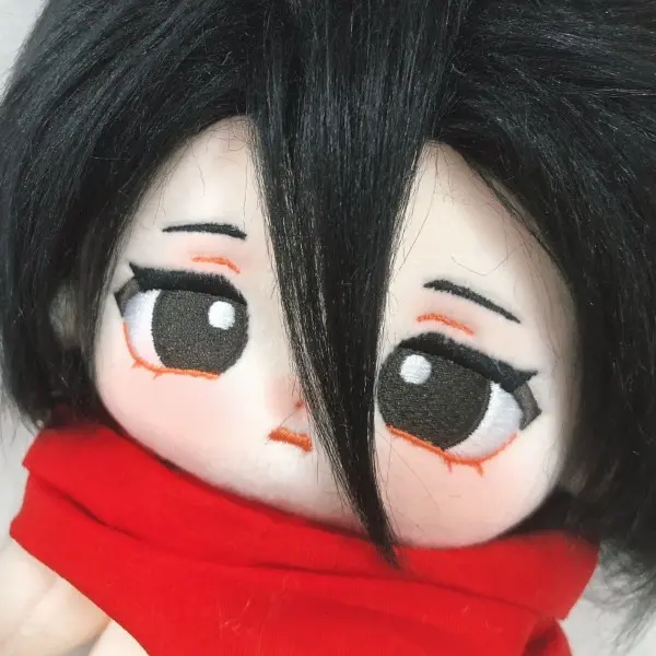 20cm Stuffed Plush Doll COS Anime Attack Armin Eren Levi Mikasa Erwin On Titan Cotton Doll Children Adults Cartoon Toys Gifts