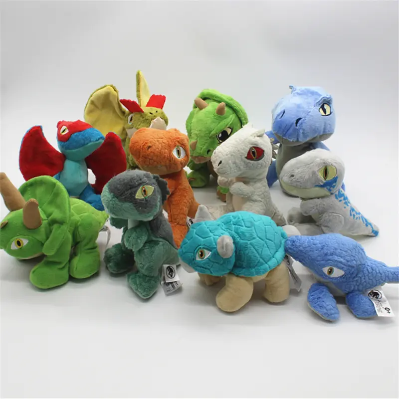 1piece Tyrannosaurus  Jurassic Dinosaur Plush Toy Dolls Soft Stuffed Animals Children Educational Toys