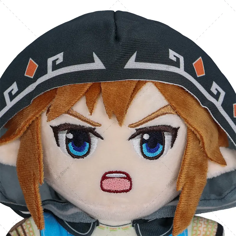 New 2 Styles The Legend of Zelda Link Sidon Plush Toys Cartoon Soft Stuffed Doll for Kids Best Gift