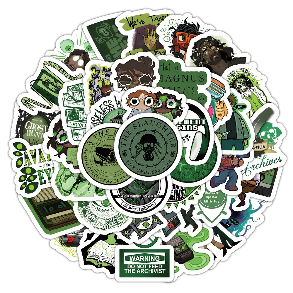 10/30/54PCS The Magnus Archives Stickers Horrible American Drama Supernatural Events Decals Cartoon Toy Laptop Phone Guitar Bike