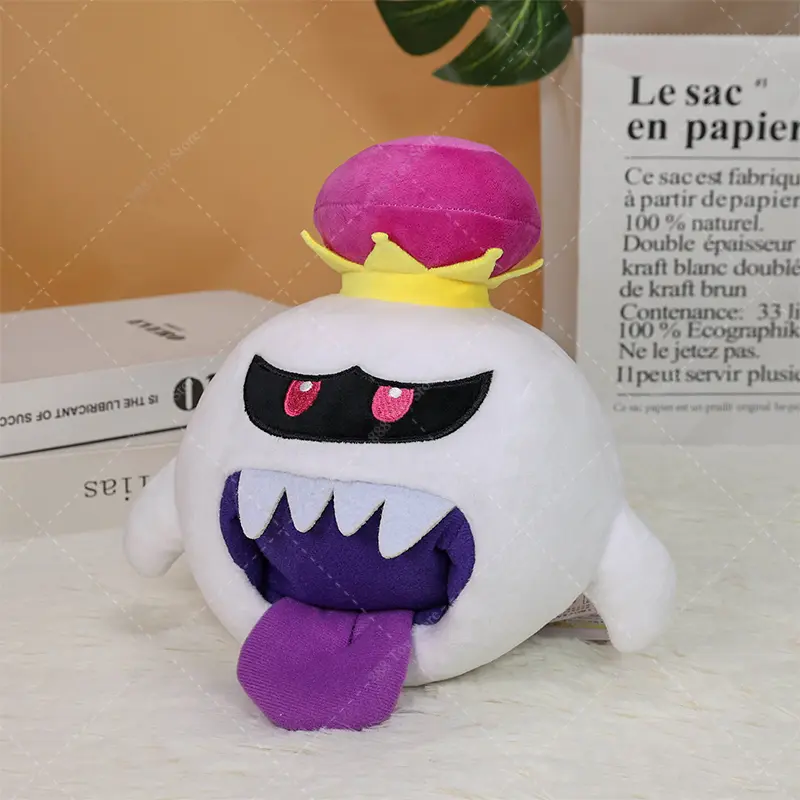 New Arrival King Boo Plush Toys Anime Shy Ghost King Boo Soft Stuffed Animal Peluche Decoration Dolls Children's Birthday Gifts