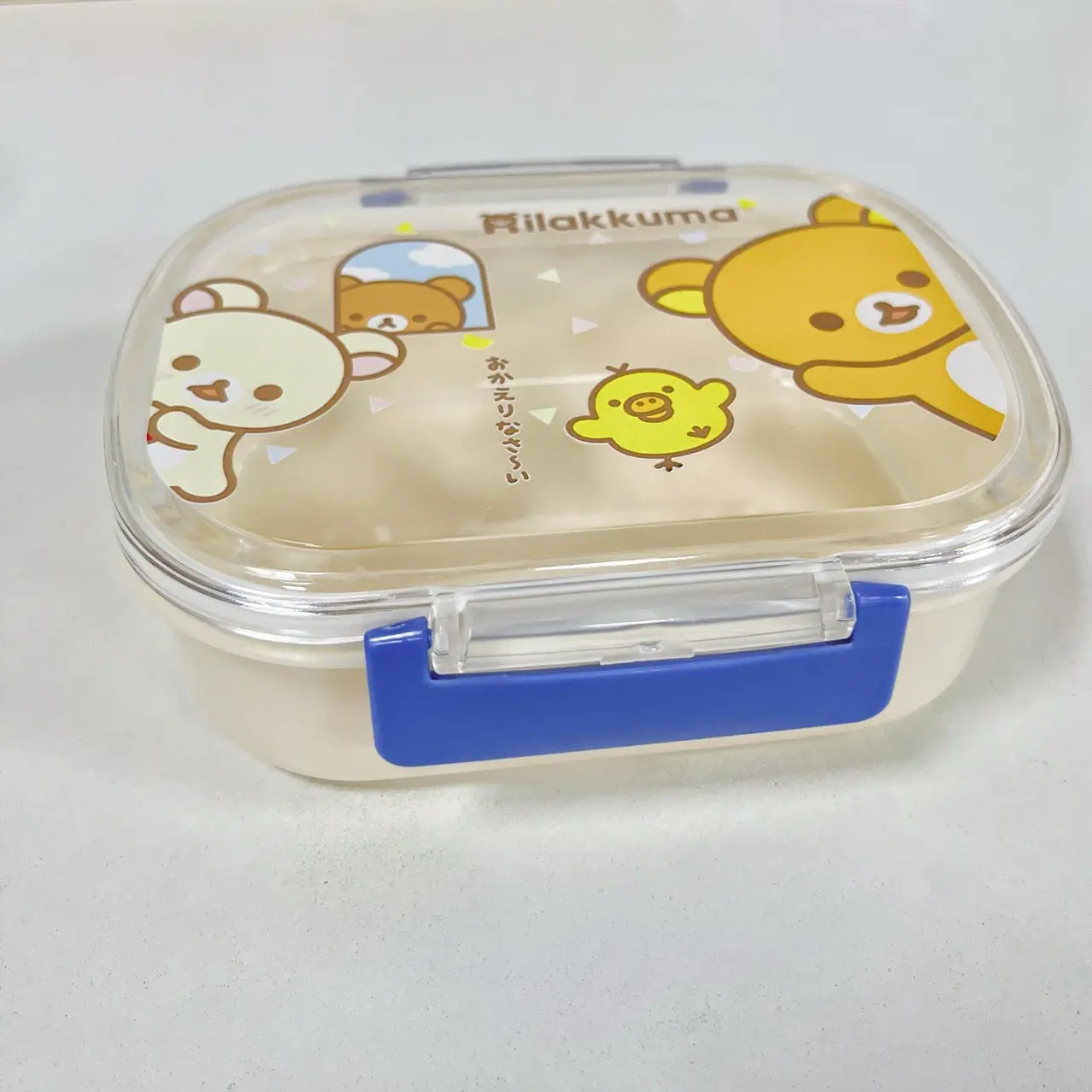 Rilakkumas Bento Lunch Box Kids School Cute Relax Bear Food Storage Containers Women Office Picnic Fruit Crisper Cases Gift New