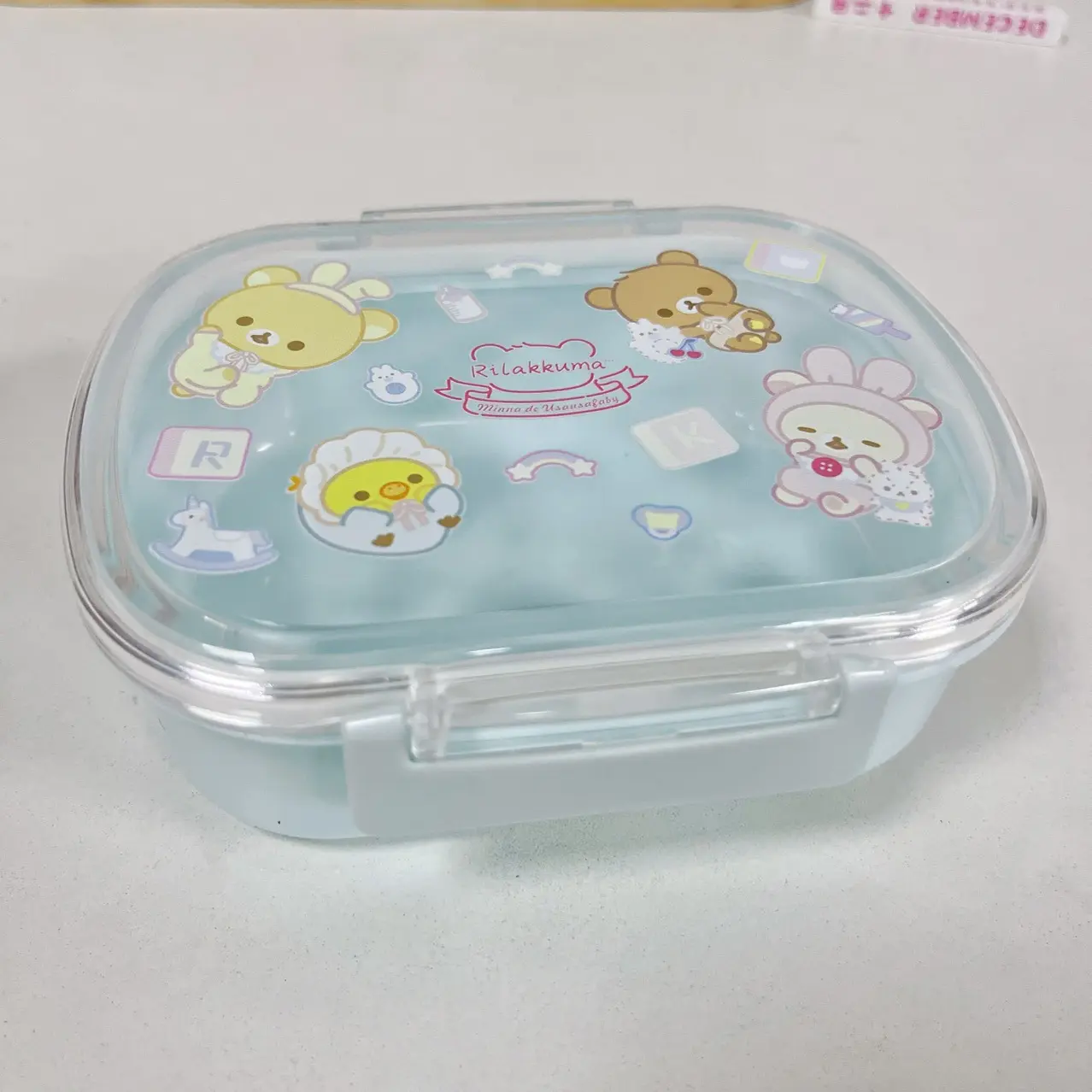 Rilakkumas Bento Lunch Box Kids School Cute Relax Bear Food Storage Containers Women Office Picnic Fruit Crisper Cases Gift New