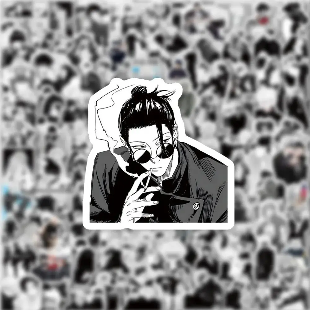 10/30/50/100pcs Jujutsu Kaisen Graffiti Stickers Anime Satoru Gojo Decals Waterproof Kids Cartoon DIY Cool Sticker Toys Gifts