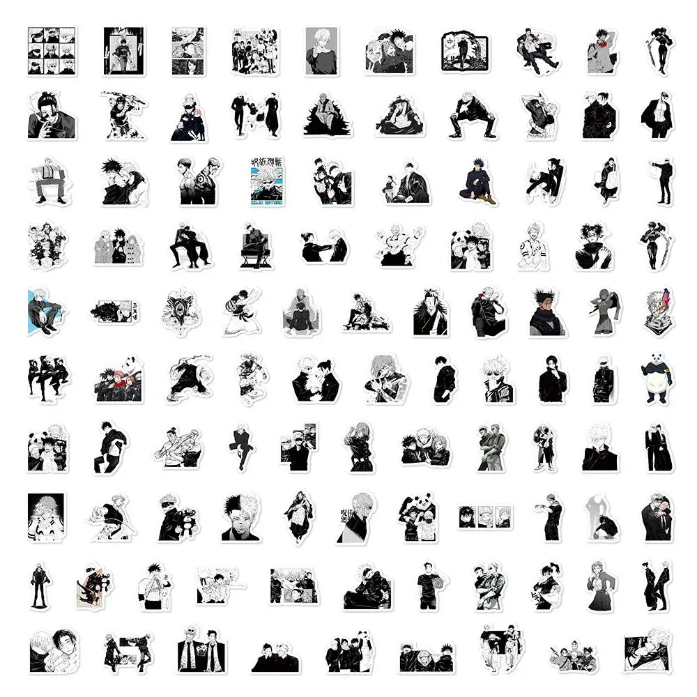 10/30/50/100pcs Jujutsu Kaisen Graffiti Stickers Anime Satoru Gojo Decals Waterproof Kids Cartoon DIY Cool Sticker Toys Gifts