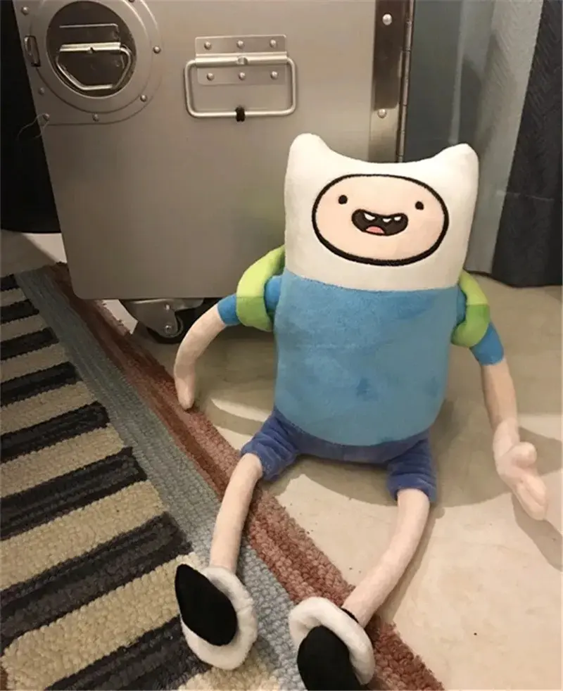 New Anime Finn Jake BMO Soft Stuffed Animal Dolls Creative Adventure Time Plush Toys Cartoon Stuffed Dolls Kids Gifts