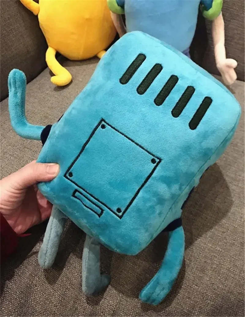 New Anime Finn Jake BMO Soft Stuffed Animal Dolls Creative Adventure Time Plush Toys Cartoon Stuffed Dolls Kids Gifts