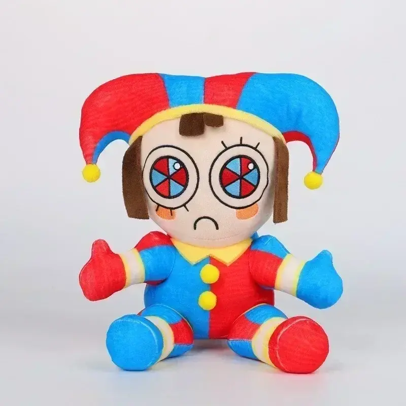 The Amazing Digital Circus Pomni Jax Plush Toy Anime Cute Theater Rabbit Doll StuffedCartoon Clown Christmas Kids Gifts