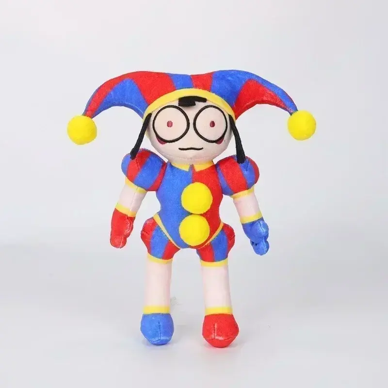 The Amazing Digital Circus Pomni Jax Plush Toy Anime Cute Theater Rabbit Doll StuffedCartoon Clown Christmas Kids Gifts
