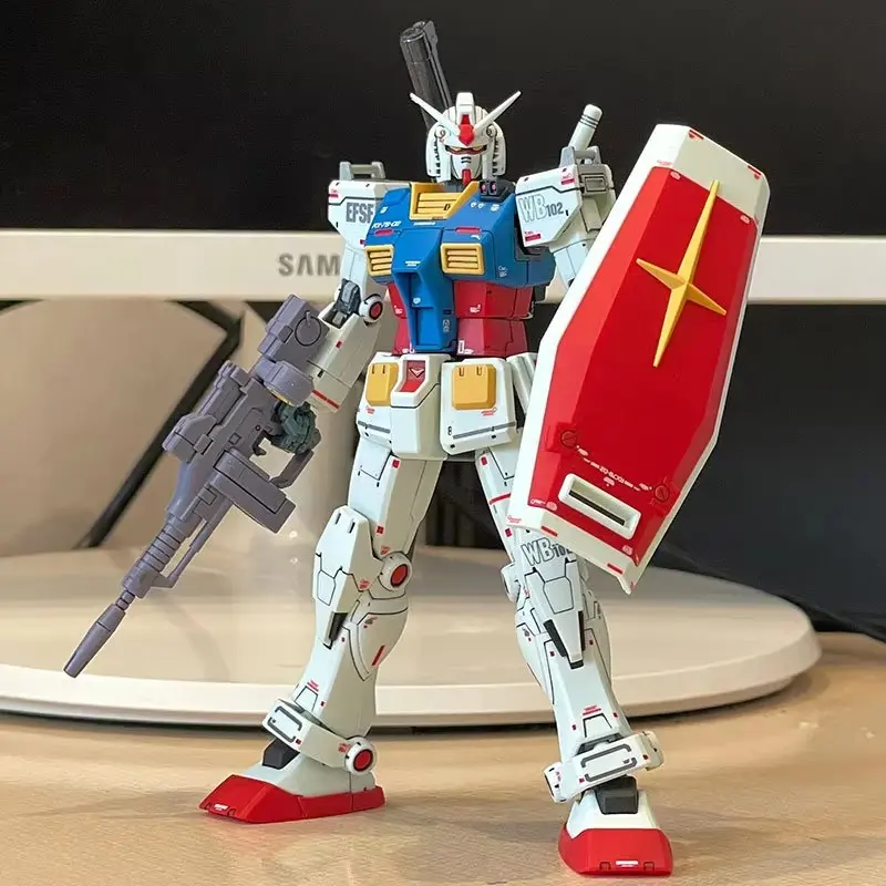 1/144 HGUC RX-78-2 Newborn GTO Yuanzu Water Distribution Sticker Bracket Animation Assembly Model Collectible Toy Gift Ornament