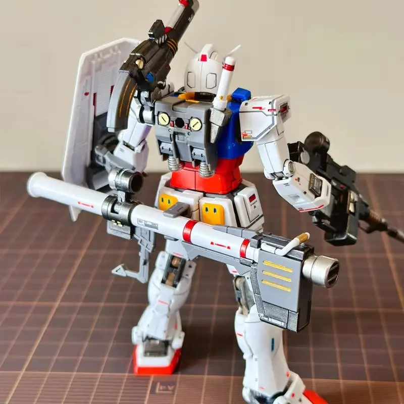1/144 HGUC RX-78-2 Newborn GTO Yuanzu Water Distribution Sticker Bracket Animation Assembly Model Collectible Toy Gift Ornament