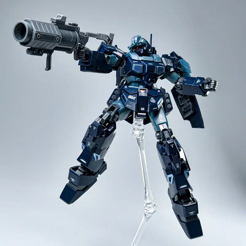 New BaoBao HG 1/144  J1 RGM-96X Jesta Figures Assembly Model Water Sticker Bracket Toys Collection Gift ornament
