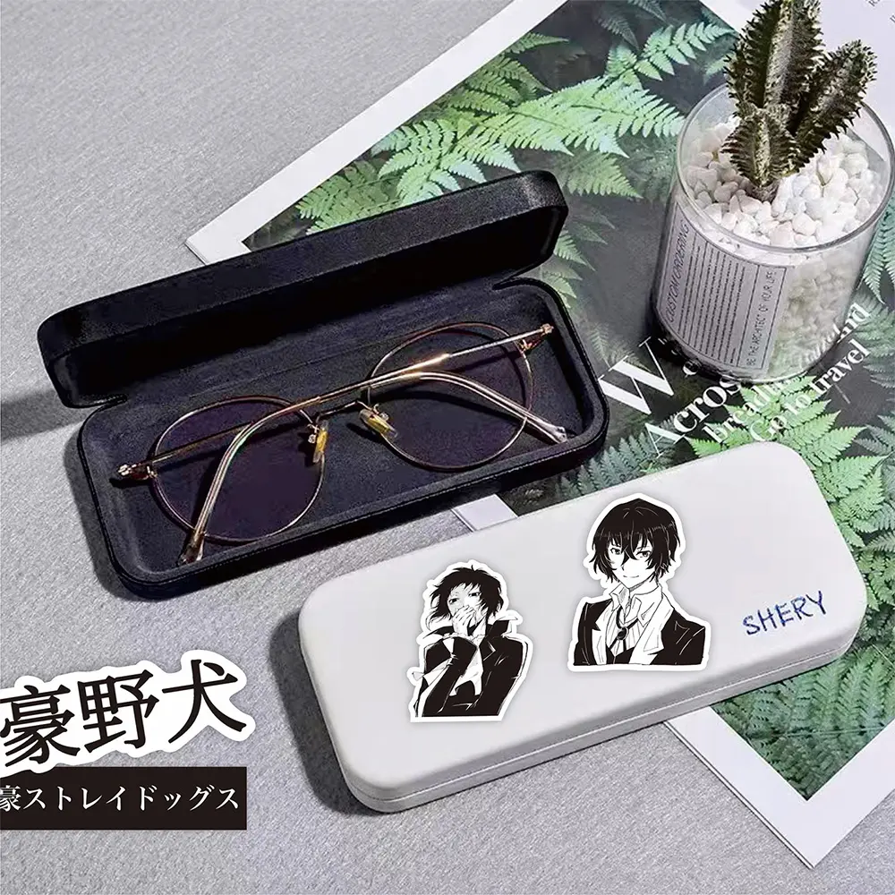 65pcs Black White Anime Bungo Stray Dogs Stickers Cartoon Retro Decals Motorcycle Laptop Car Cool Manga Sticker for Kids Toys