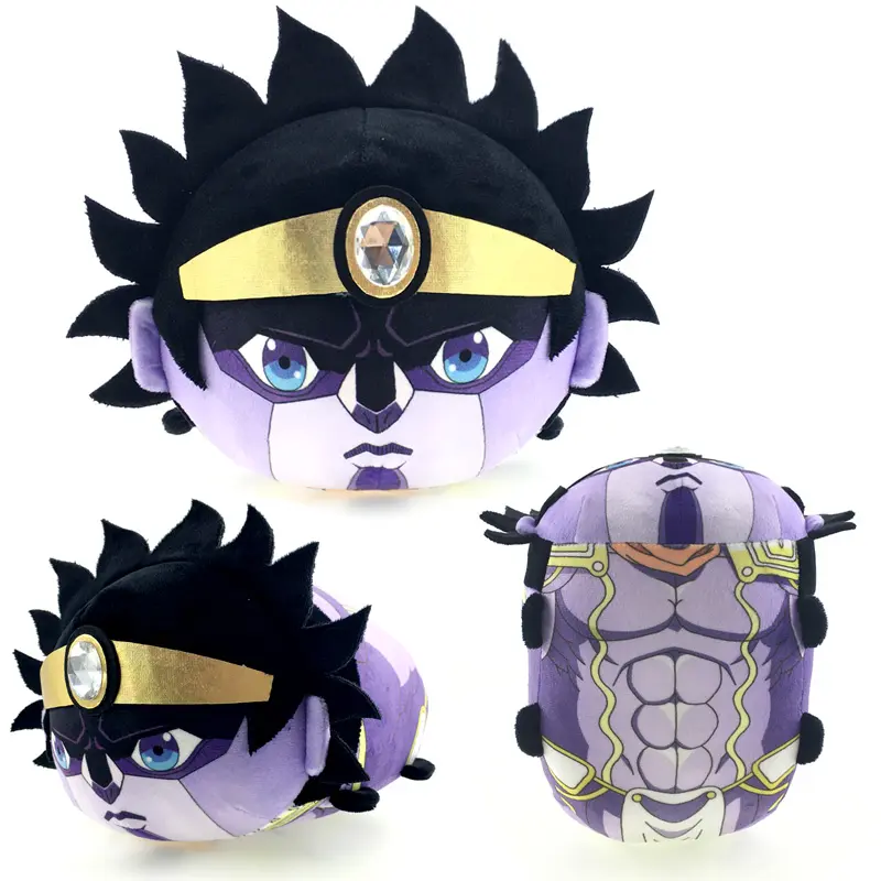 30cm Anime JoJos Bizarre Adventure Plush Pillow Cushion Jolyne Cujoh Kakyoin Noriaki Cosplay Stuffed Doll Fans Toy