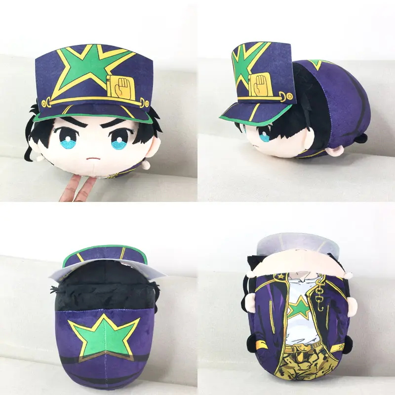 30cm Anime JoJos Bizarre Adventure Plush Pillow Cushion Jolyne Cujoh Kakyoin Noriaki Cosplay Stuffed Doll Fans Toy