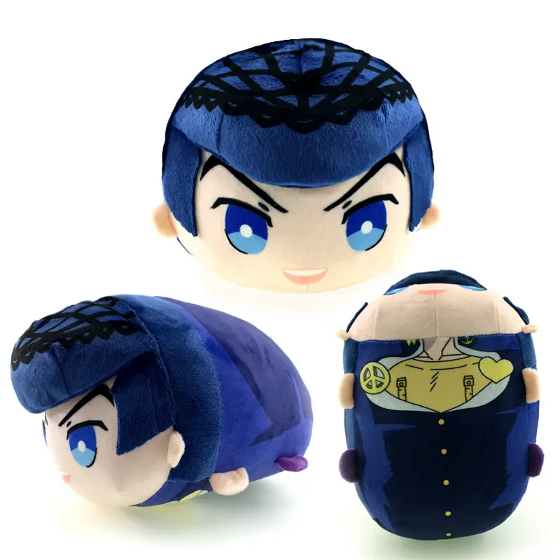 30cm Anime JoJos Bizarre Adventure Plush Pillow Cushion Jolyne Cujoh Kakyoin Noriaki Cosplay Stuffed Doll Fans Toy