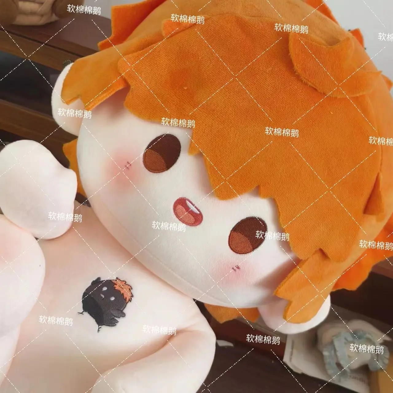 40cm Hinata Shoyo Plush Doll Cosplay Haikyuu!! Cute Soft Stuffed Toy Pillow for Anime Fans