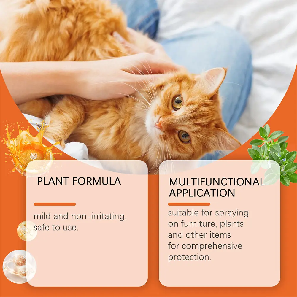 Cat Deterrent Spray with Natural Ingredients Cat Repellent Spray No Scratch Spray for Cats and Kittens for Furniture Protection