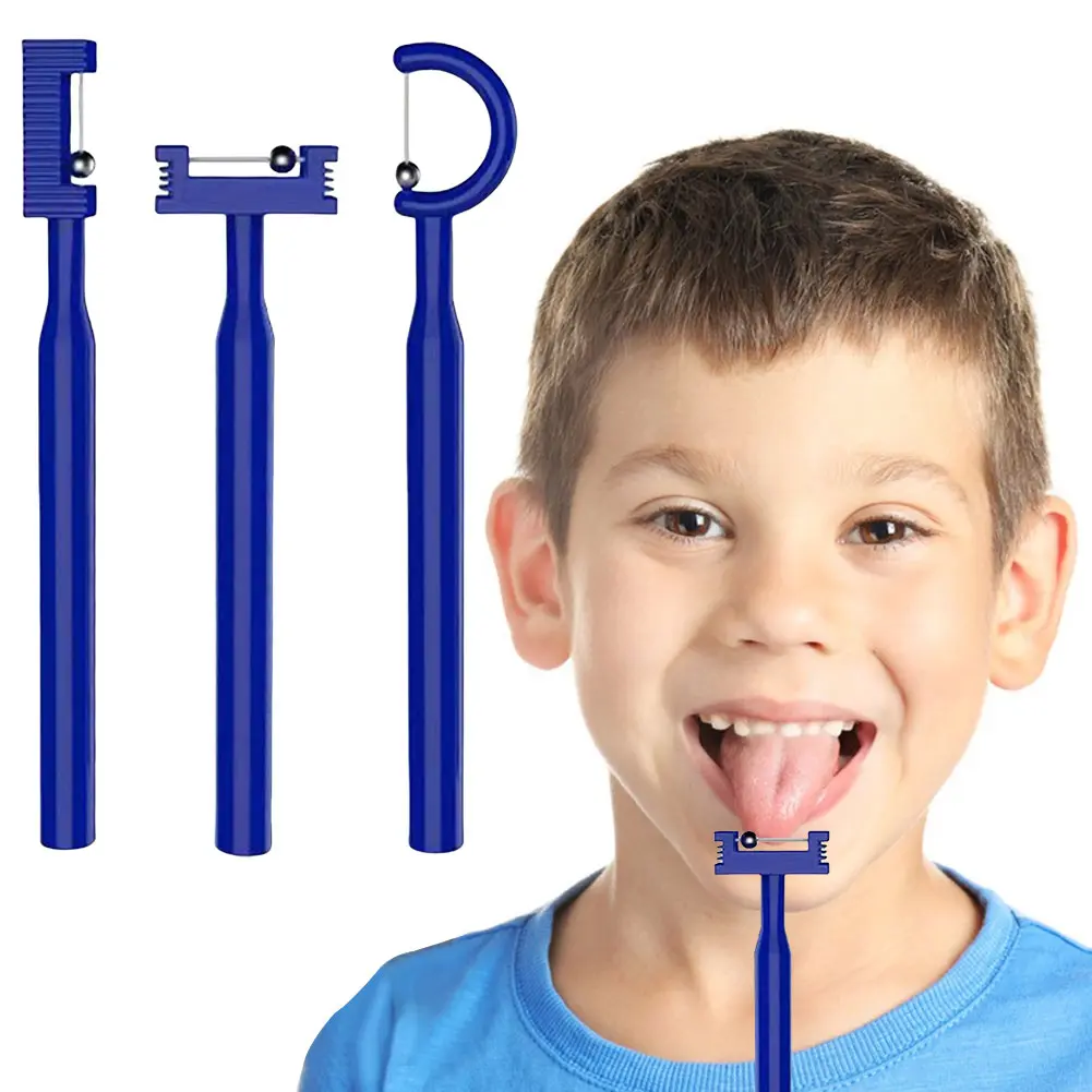 3Pcs Childs Tongue Tip Exercise Tool Lateralization Tools Oral Care Muscle Strenght Touge Training Tool Oral Muscle Exerciser