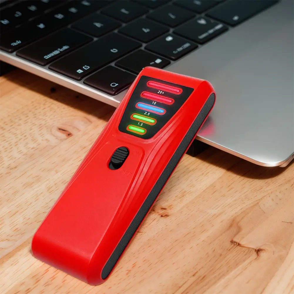 EMF Meter Electrical EMF Detector with LED Light Paranormal Investigation Equipment Battery Powered for Industrial Construction